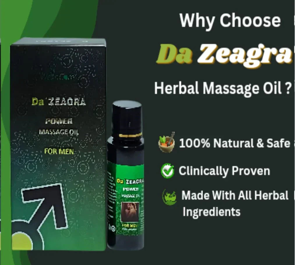 ZEAGRA HERBAL POWER MASSAGE OIL - NEW FORMULA